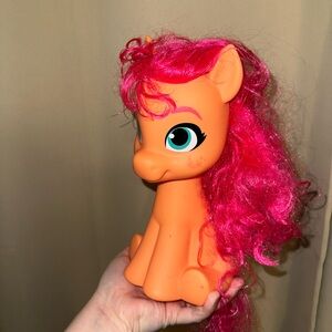 My Little Pony 10.5" Sunny Starscout Styling Head MLP 2014 pink hair